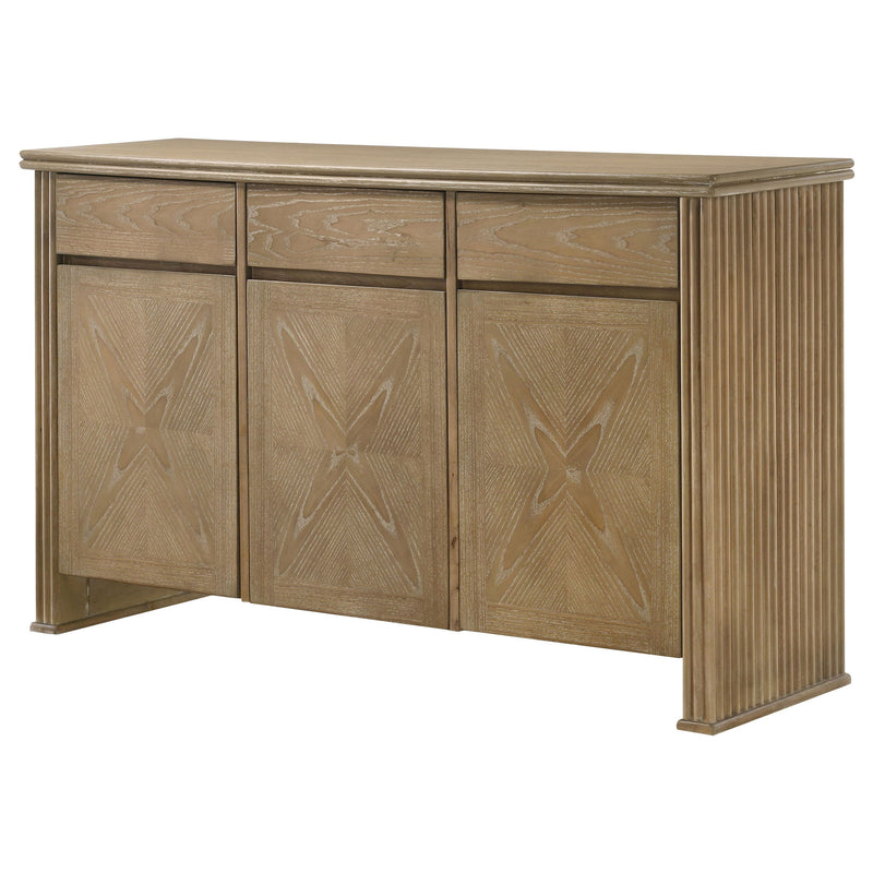 Dreydon - 3 Door Sideboard Server - Light Brown