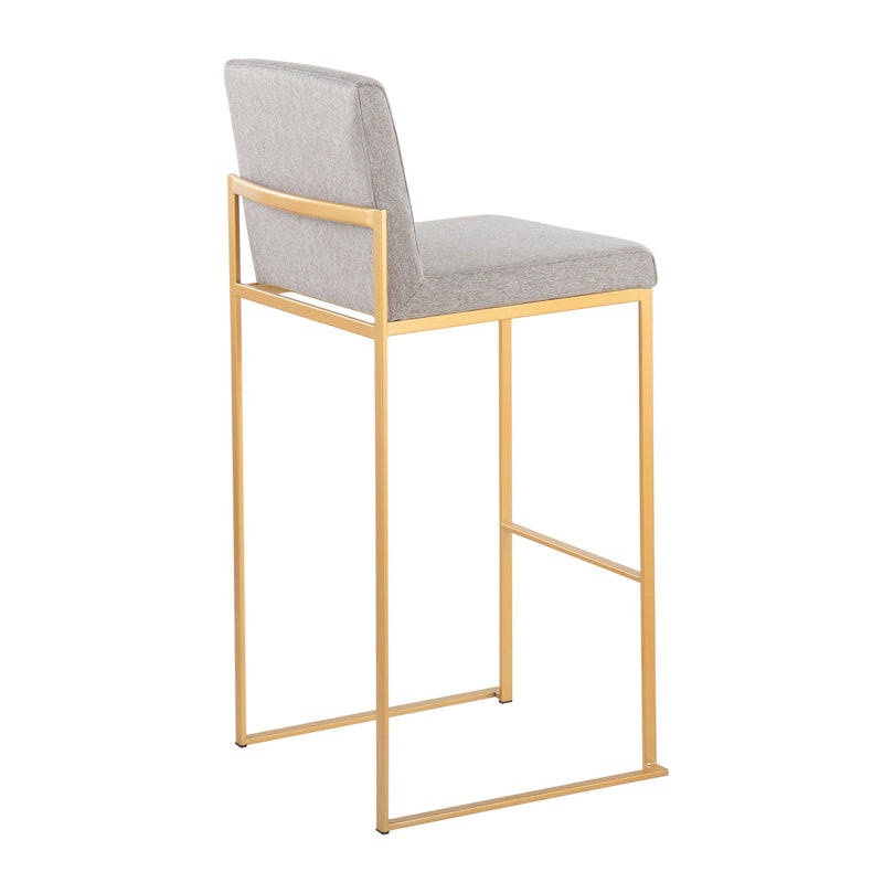 Fuji - Contemporary Design High Back Barstool