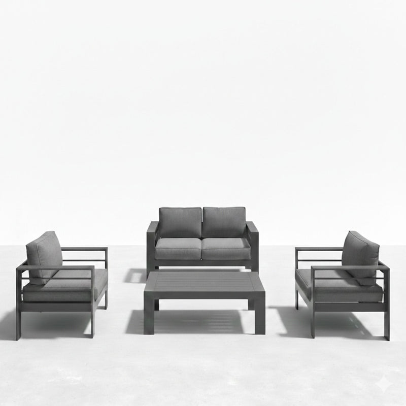 Outdoor Patio Set, All-Weather & Thick Cushions