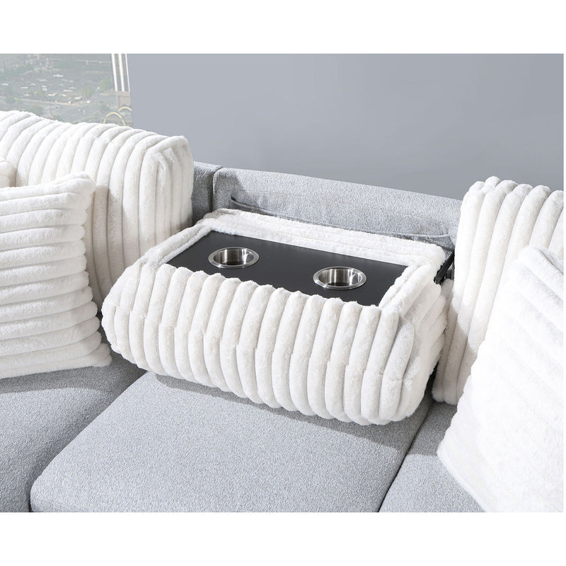 Ford - Reversible Pull Out Sofa Bed - Light Gray