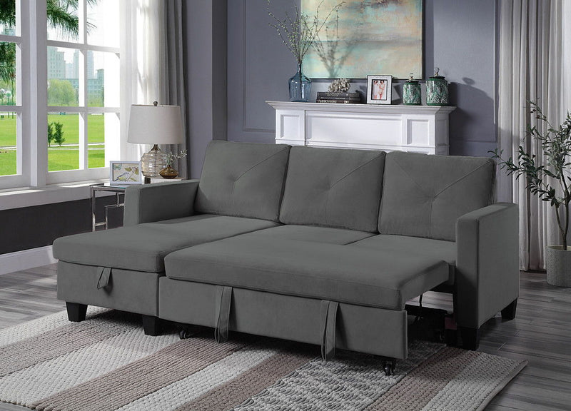 Nova - Reversible Sleeper Sectional Sofa With Storage Chaise