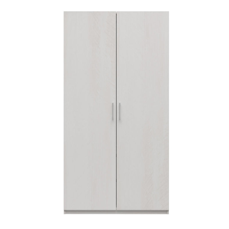 Suite Style Modular Extra Wide Wardrobe With Drawers - White
