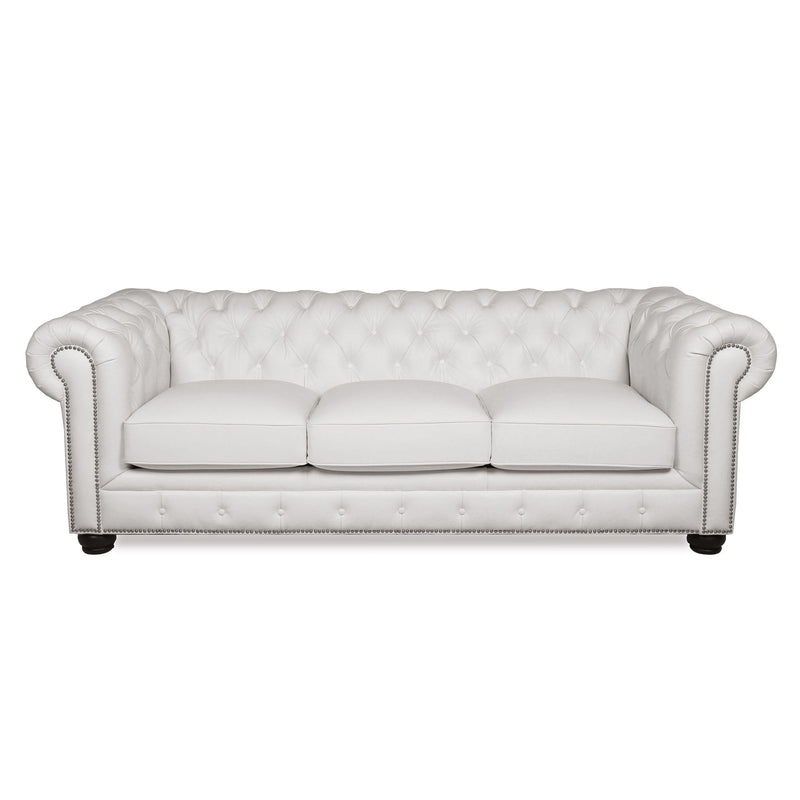 Traditional Tufted Chesterfield Nailhead Sofa