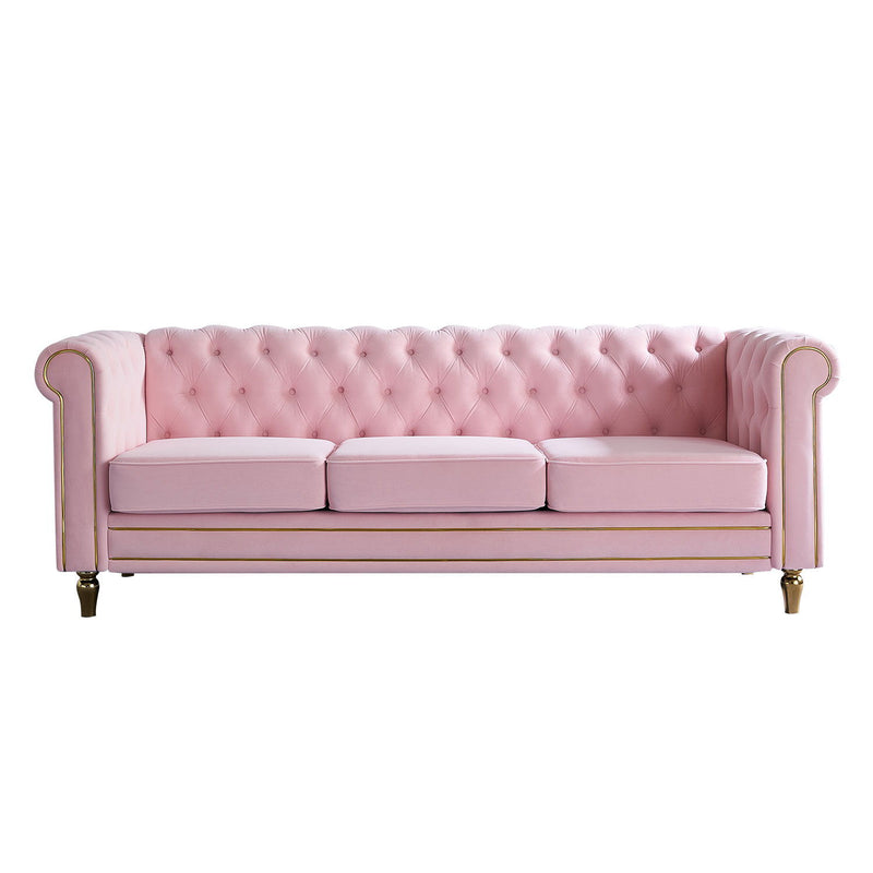Chesterfield - Sofa 84.65" For Living Room