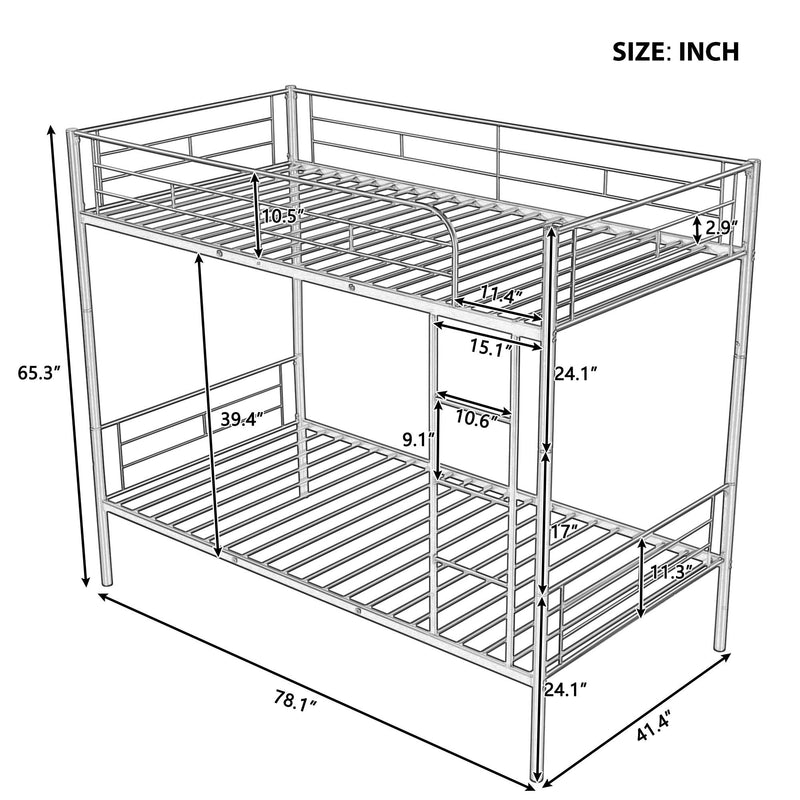 Steel Construction Bunk Bed