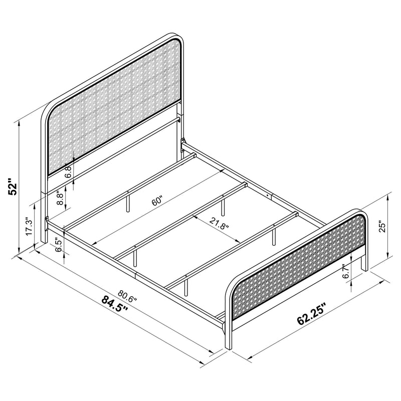 Randall - Queen Bed - White