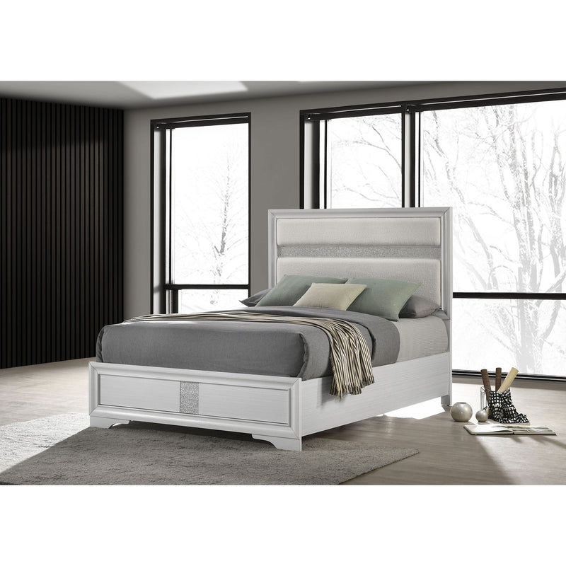 Annie - Full Panel Bed - White