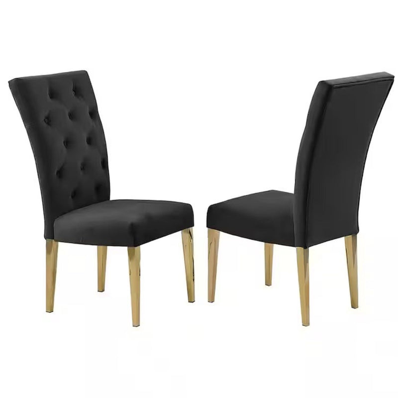 Modern Design Upholstered Dining Chair (Set of 2)