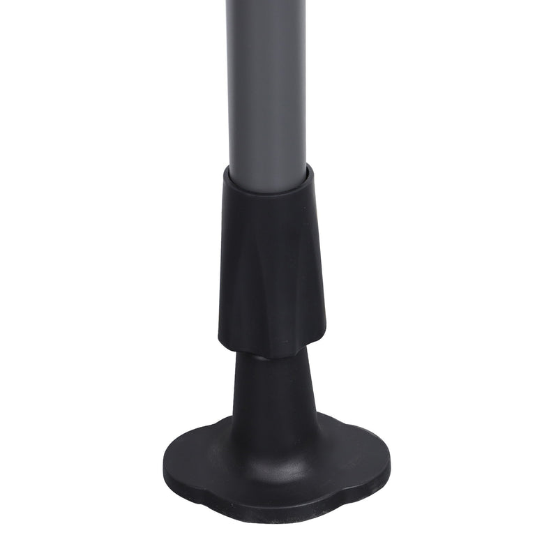 Manual Retractable Patio Awning, UV Resistant Sun Shade With No Drill Installation