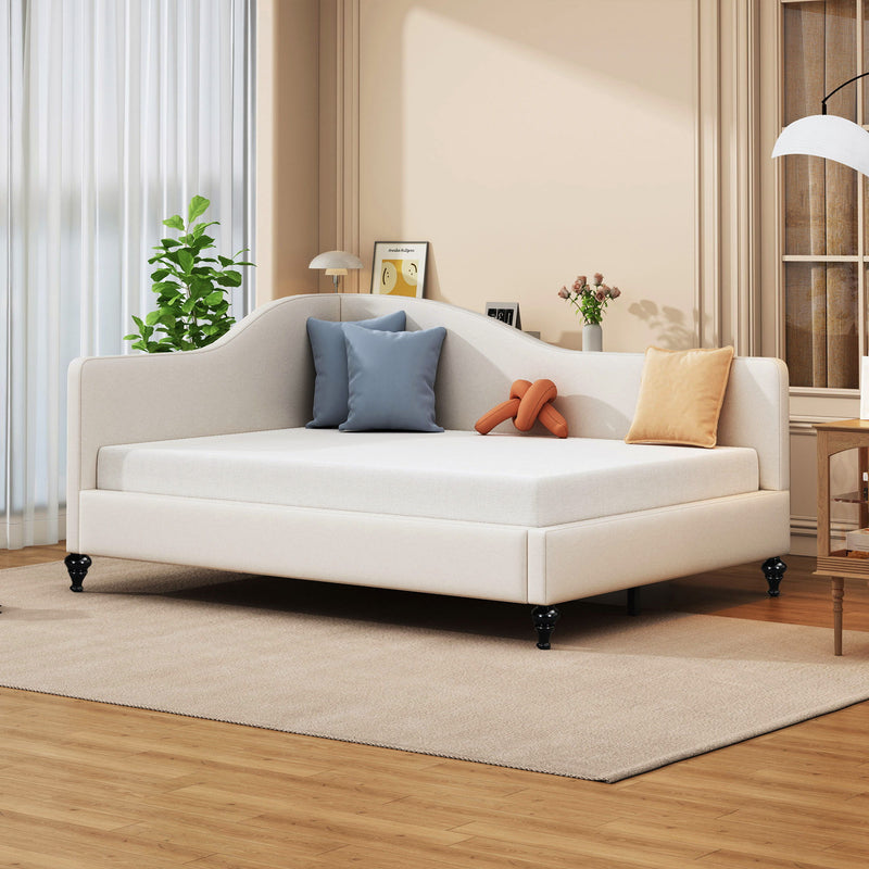 Modern L Shaped Daybed With Legs