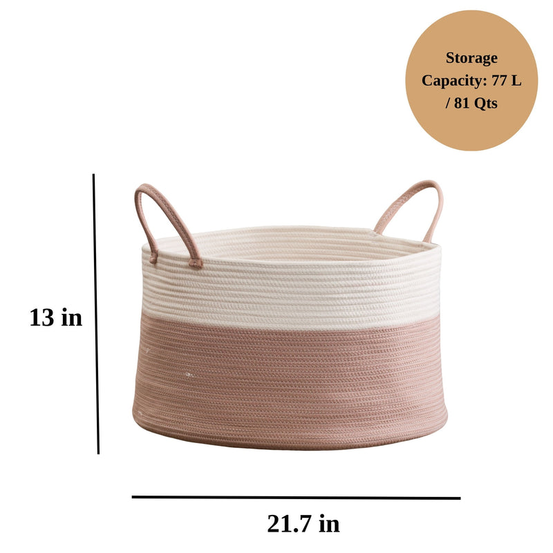 Francis - Round Laundry And Storage Basket