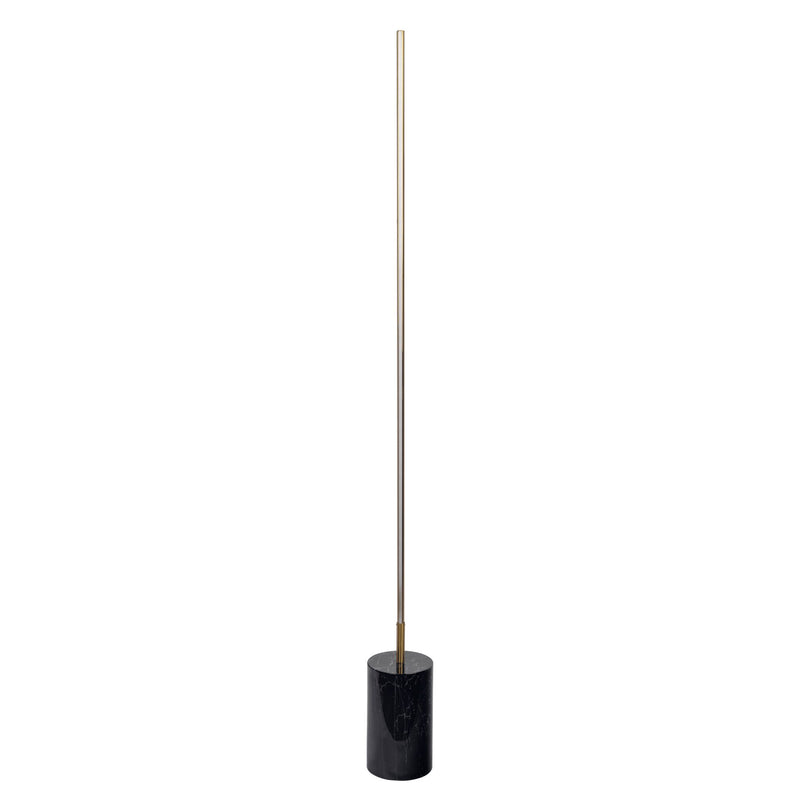 Prism - LED Floor Lamp With On / Off Switch Base - Gold / Marble