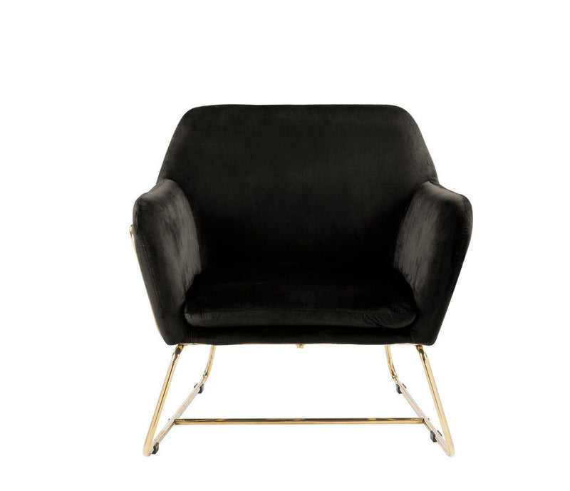 Keira - Accent Chair With Metal Base