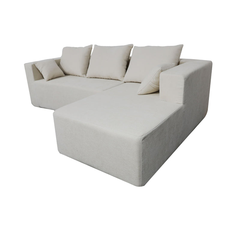 Modular Corner Sofa With Soft Fabric