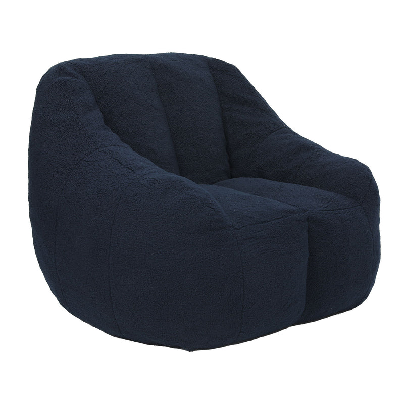 Comfy Bean Bag Chair With Memory Foam Filler, Tufted Soft