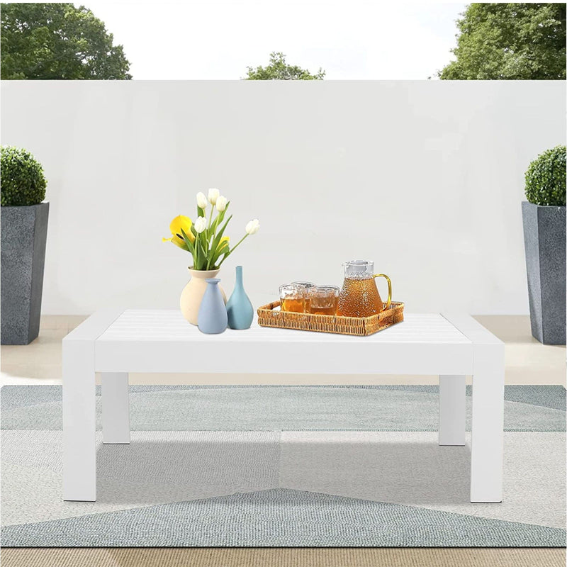 Modern Rectangle Outdoor Coffee Table