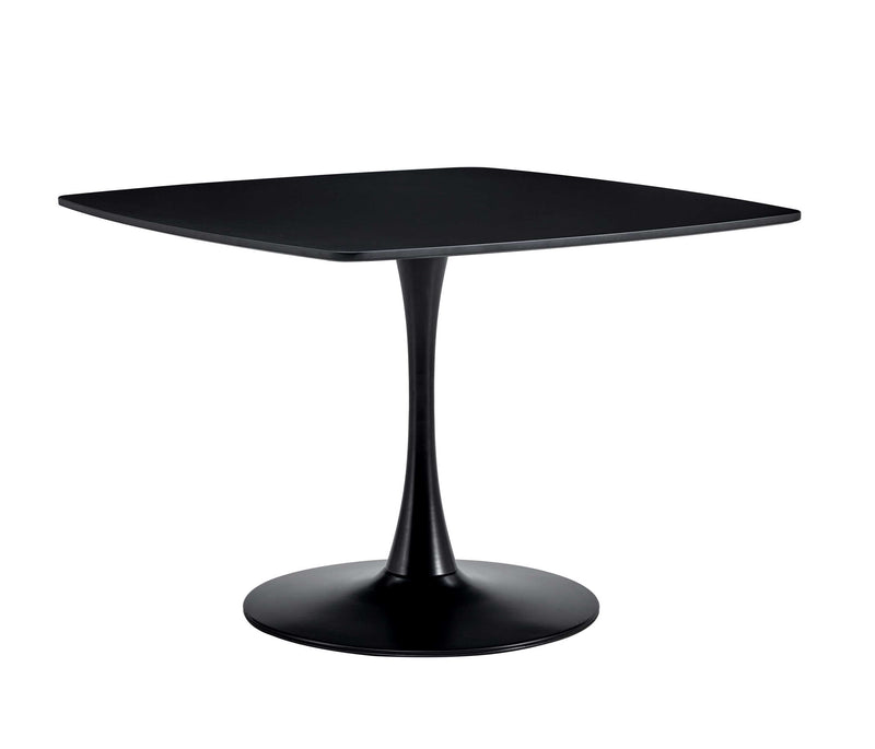 Table Mid-Century Dining Table For 4-6 People With Round Table Top, Pedestal Dining Table, End Table Leisure Coffee Table