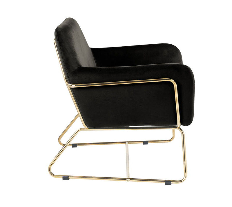 Keira - Accent Chair With Metal Base