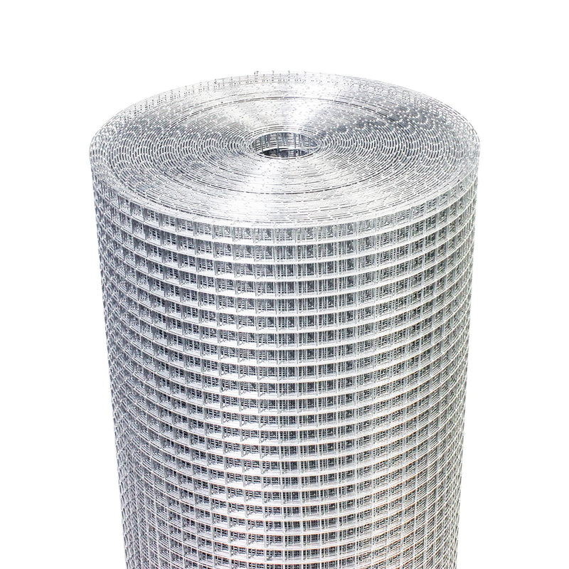Galvanized Hardware Cloth, Gauge Metal Wire Fencing Roll For Garden And Animal Protection - Silver