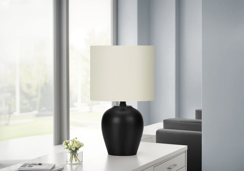 Lighting, Table Lamp, Transitional - Black / Cream