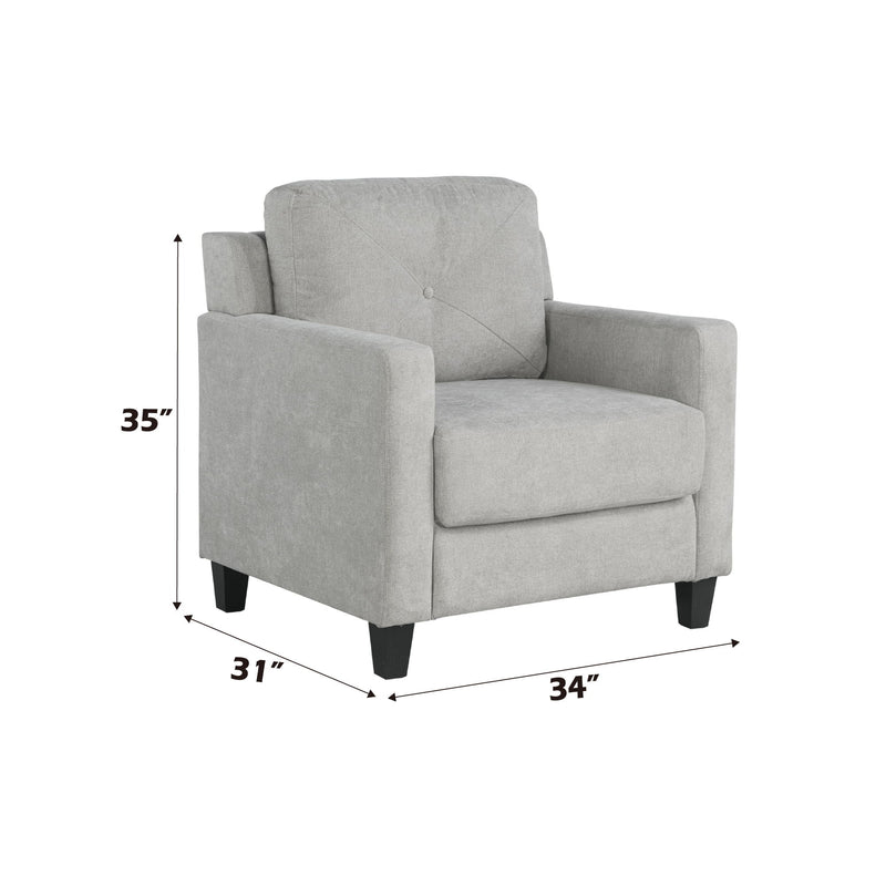 Horatio - Chenille Chair - Taupe