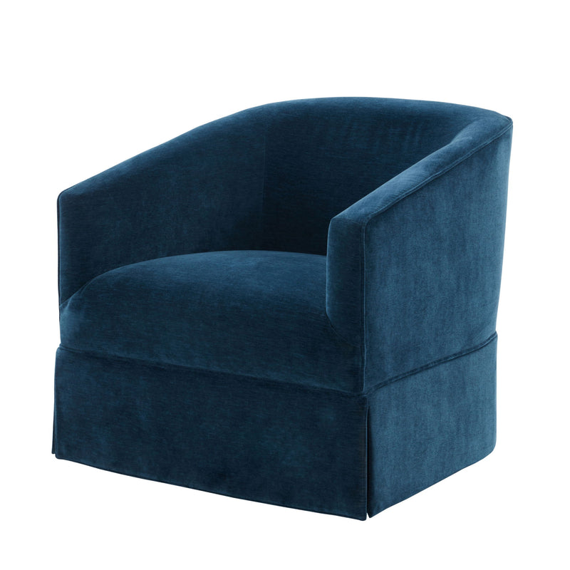 Elm - Skirted Swivel Chair