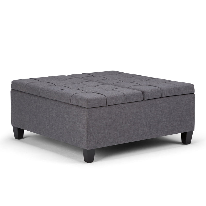 Harrison - Upholstered Coffee Table Storage Ottoman