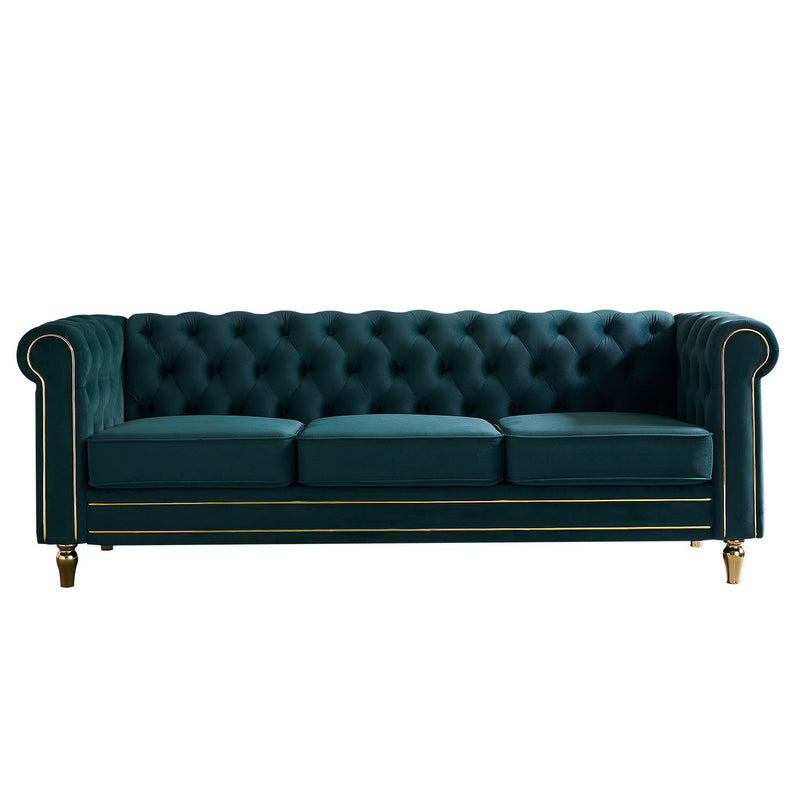 Chesterfield - Sofa 84.65" For Living Room