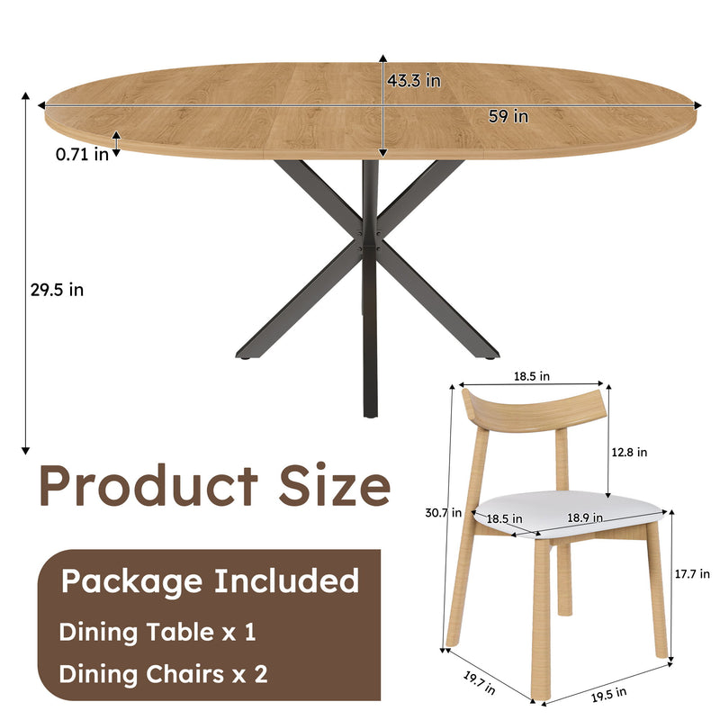 Modern Extendable Round Dining Table Set, Table With Chairs