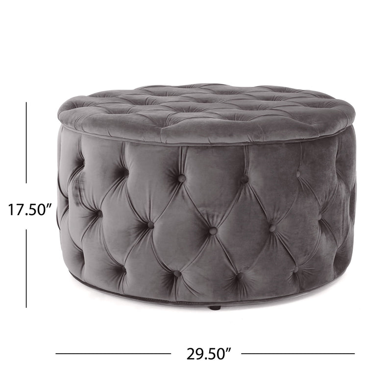 Modern Glam Ottoman