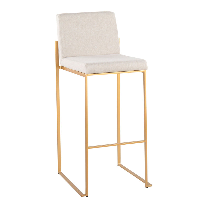 Fuji - Contemporary Design High Back Barstool