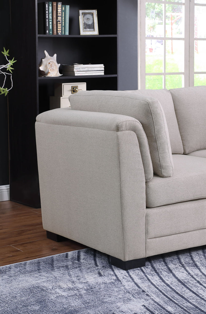 Kristin - Fabric Reversible Sectional Sofa