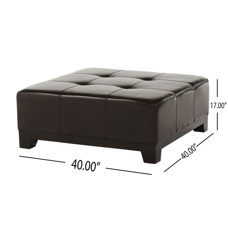 Darlington - Ottoman Coffee Table - Espresso Brown