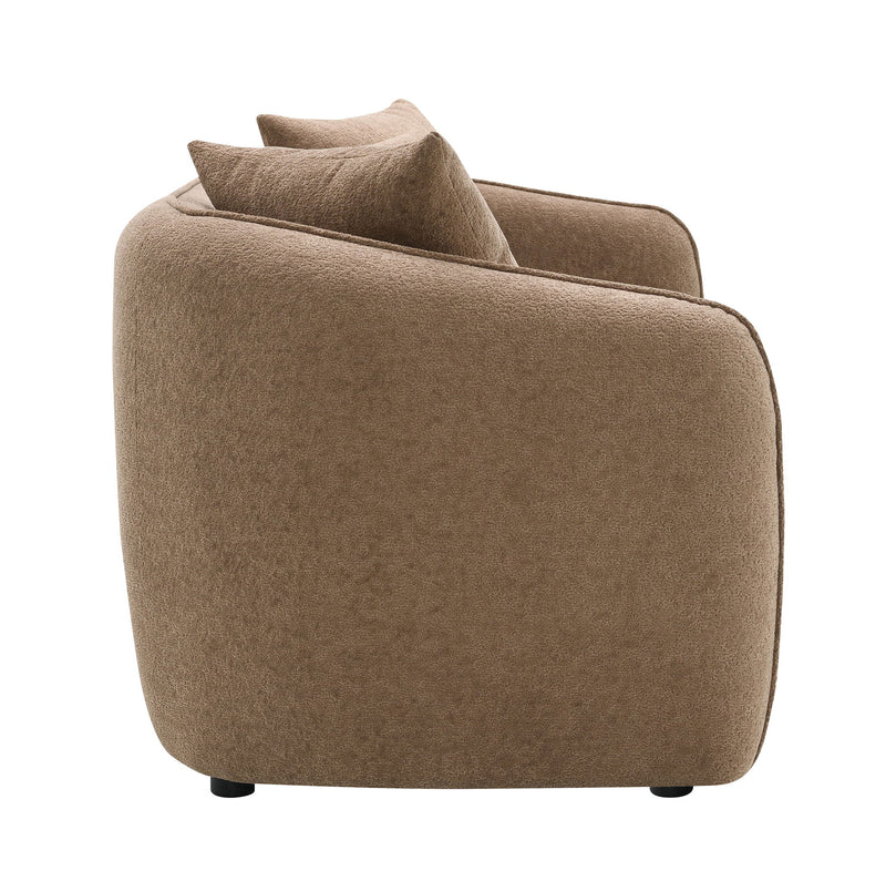 Keith - Sofa With 3 Matching Color Toss Pillows