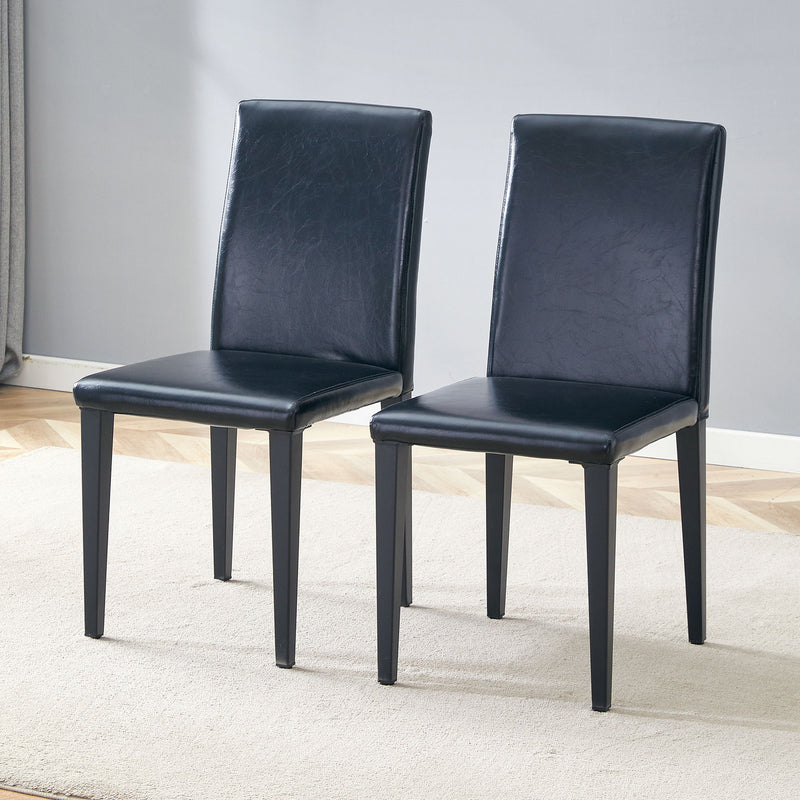 Versatile Dining Chairs With Comfortable Design And Metal Legs