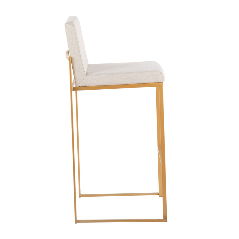 Fuji - Contemporary Design High Back Barstool
