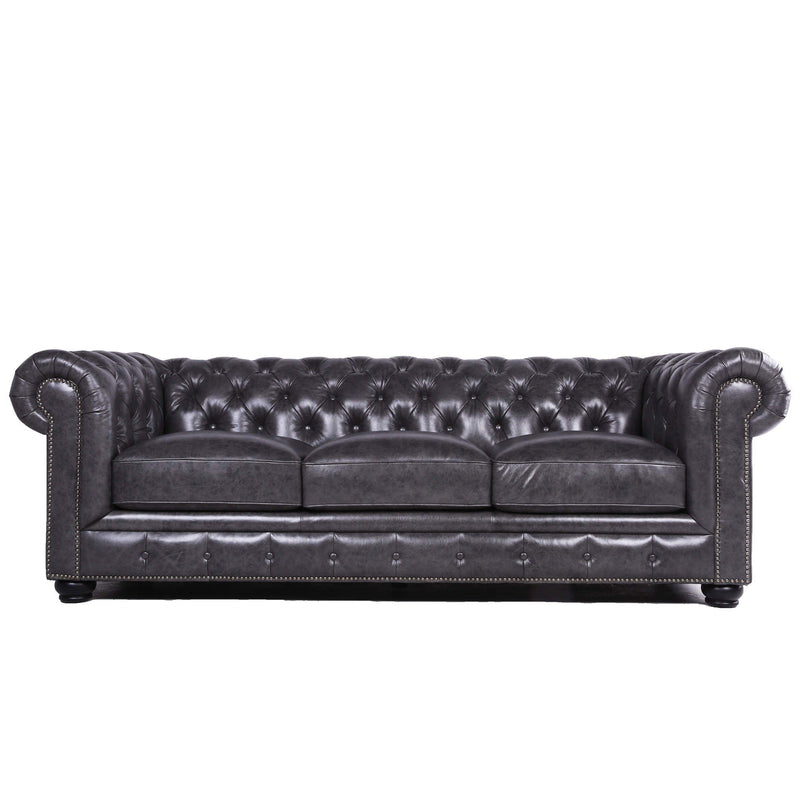 Traditional Tufted Chesterfield Nailhead Sofa