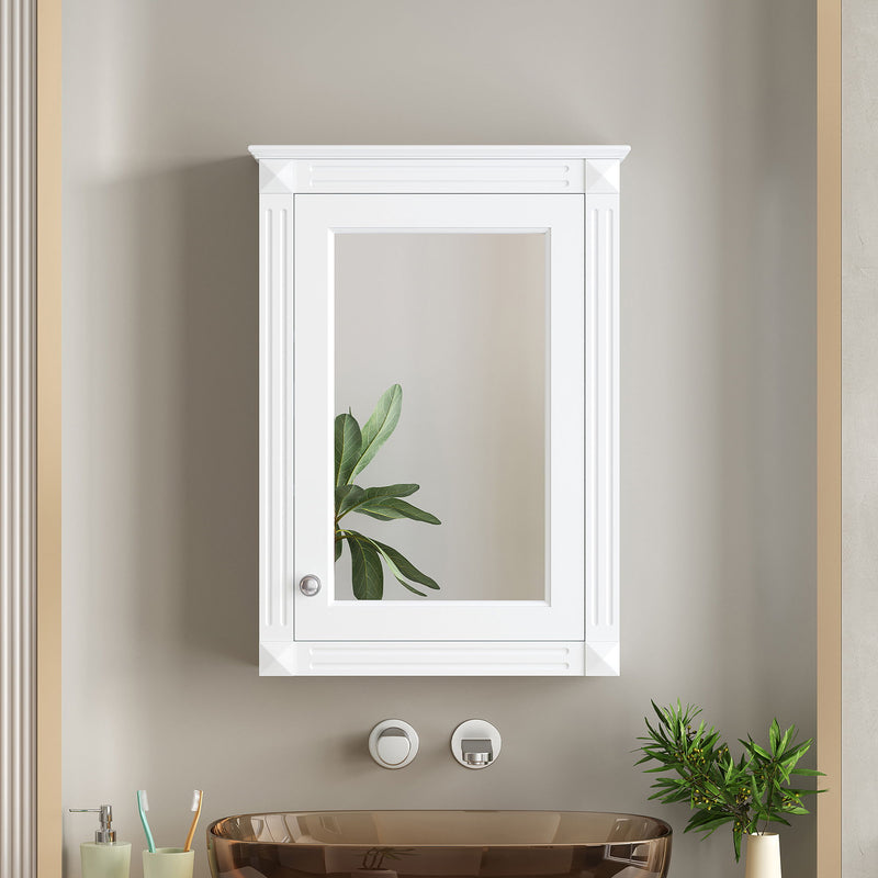Wall Mounted Bathroom Storage Medicine Cabinet For Over Toilet With Mirror