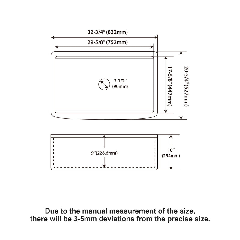 Kitchen Sink Workstation With Deep Bowl And Space-Saving Track Design - White