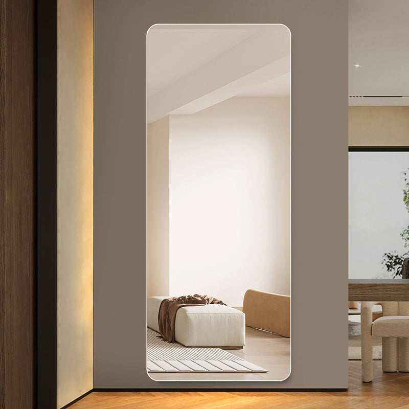 Modern Frameless Full Body Mirror With Explosion Proof Glass - Clear