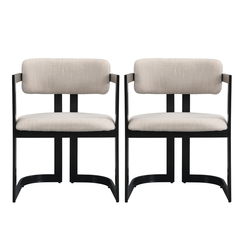 Upholstered Dining Armchairs (Set of 2)
