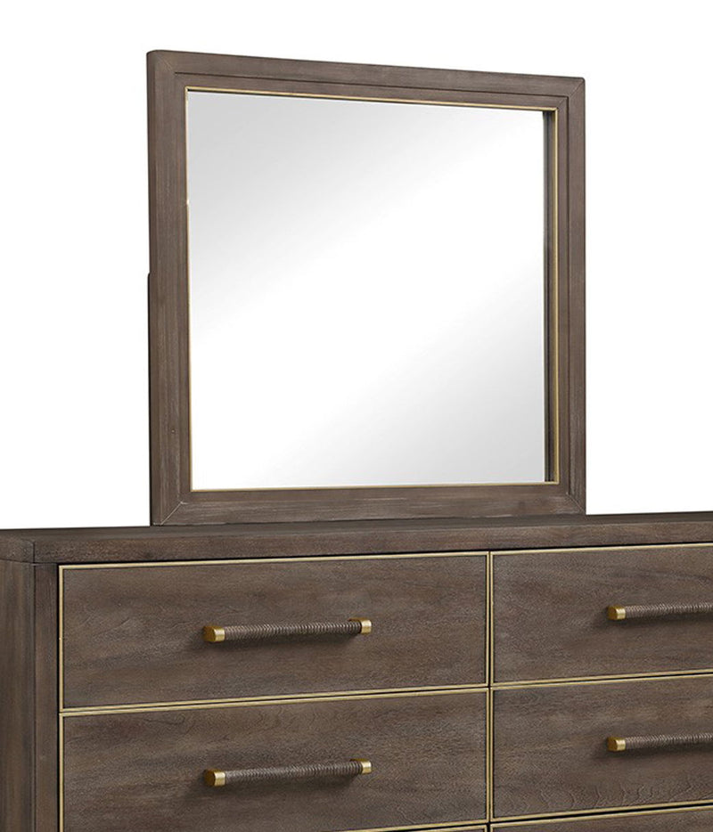 Mirror - Sandblasted Walnut