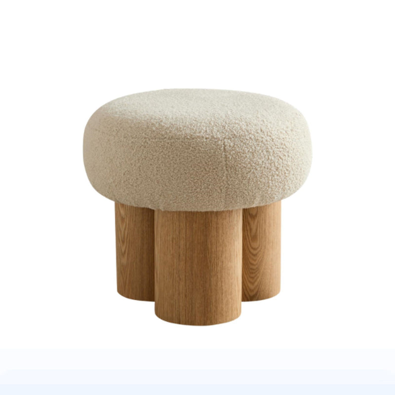 Versatile Mushroom Stool With Cushion