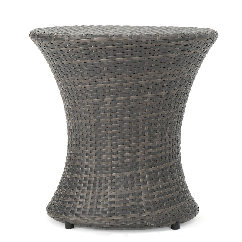 Thrive - Hourglass Rattan Table With No Glass Top