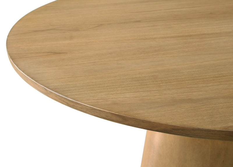 Jasper - Contemporary Round Dining Table With Finish Chairs