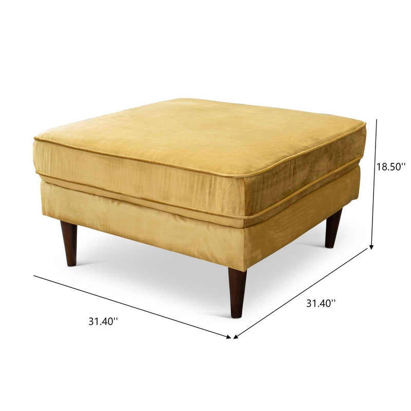 Amber - Square Upholstered Ottoman