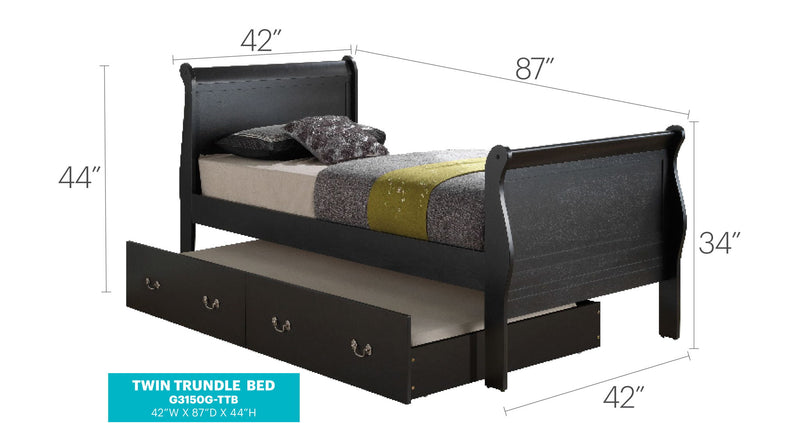 Elegant Trundle Bed With Timeless Charm