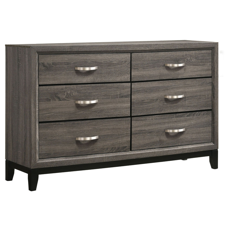 Cabrillo - 6 Drawer Dresser - Gray