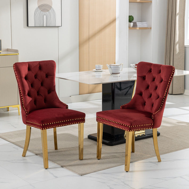 Nikki - Modern, High-End Tufted Dining Chair (Set of 2)
