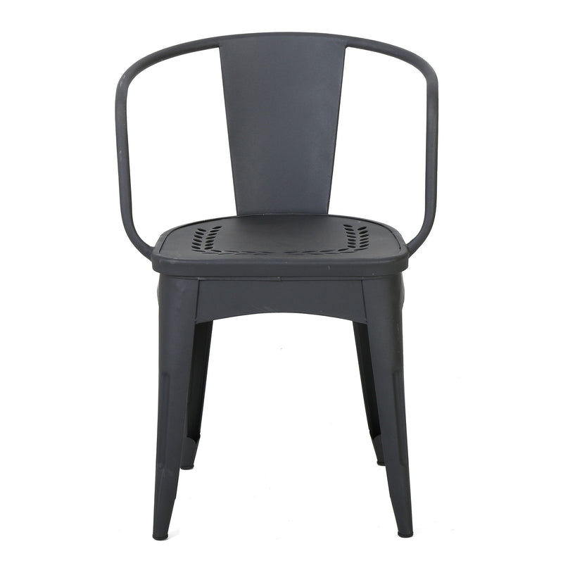 Ambrosia - 3 Piece Bistro Set With Leaf Motifs Top And Seat